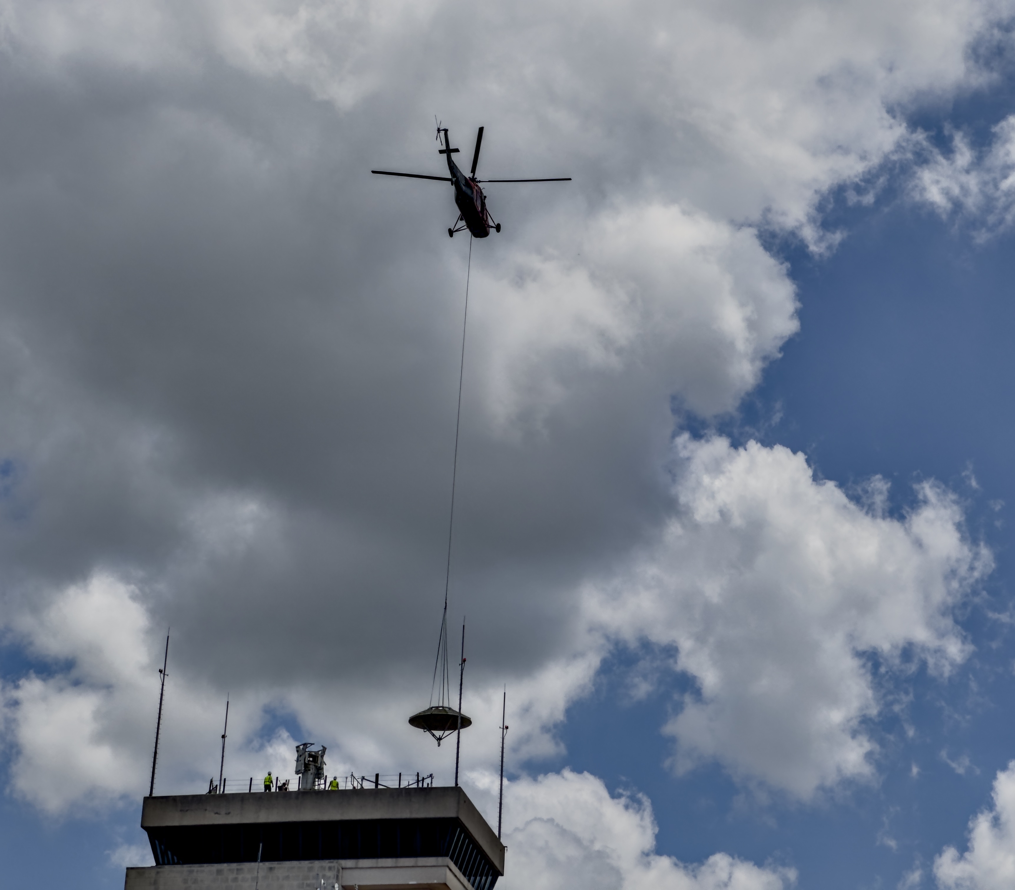 ADRAD’s reflector removed by helicopter, June 22 2024