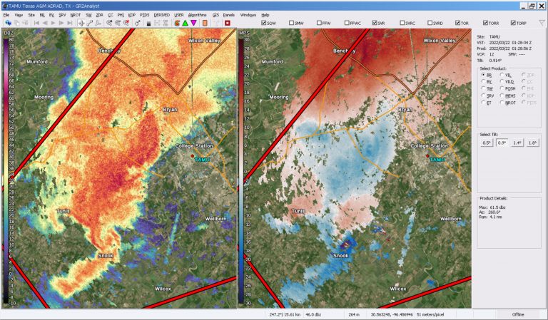 A tornado we once scanned with ADRAD during an all-night adventure to set the ADRAD runtime record, which ended up succeding with a time of around 30 hours as I recall.